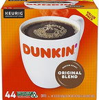 Dunkin' Donuts 2091512 Original Blend Coffee K-Cup Pods Medium Roast 44/Box (006933)