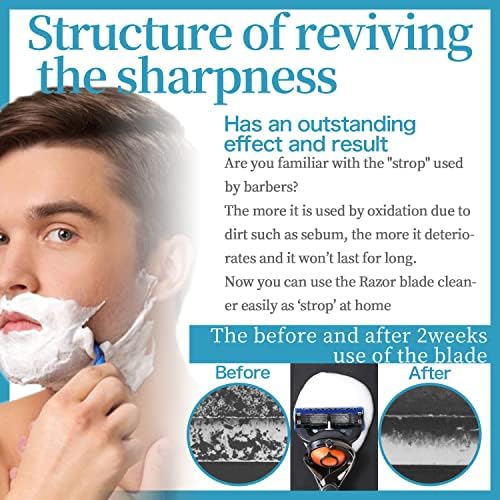 Blade Tech Razor Blade Sharpener and Cleaner - Extends Blade Life up to 5X Compatible with Gillette, Schick, and All Major Brands-Eco-Friendly & Cost-Saving Shaving Tool