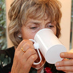 NRS Healthcare Hand Steady Mug with Easy Drinking Cup Aid