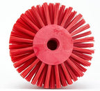 SPARTA 45005EC05 Plastic Multi-Purpose Valve Brush, Pipe Brush, Round Brush With Polyester Bristles, Color Coded For Commercial Cleaning, Kitchen, Restaurant, Bathroom, 3.9 X 5 X 3.9 Inches, Red