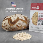 KneadAce Sourdough Starter Culture – Fast-Activating Natural Wild Yeast for Homemade Bread – Dehydrated Sourdough Starter for Baking Artisan Loaves, Easy to Use & Perfect for Beginners