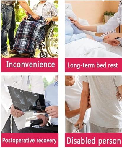 Patient Transfer Chair, Multifunctional Patient Wheelchair, Wheeled Toilet Chair for Shower Convenience, Bath Chair for Convenient Bathing, gaoyun-1001