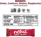 Nakd Berry Delight All Natural Raw Fruit & Nut Snack Bars – Gluten-Free, Vegan, and Non-GMO 12 pack (4 bars per pack – 48 count)