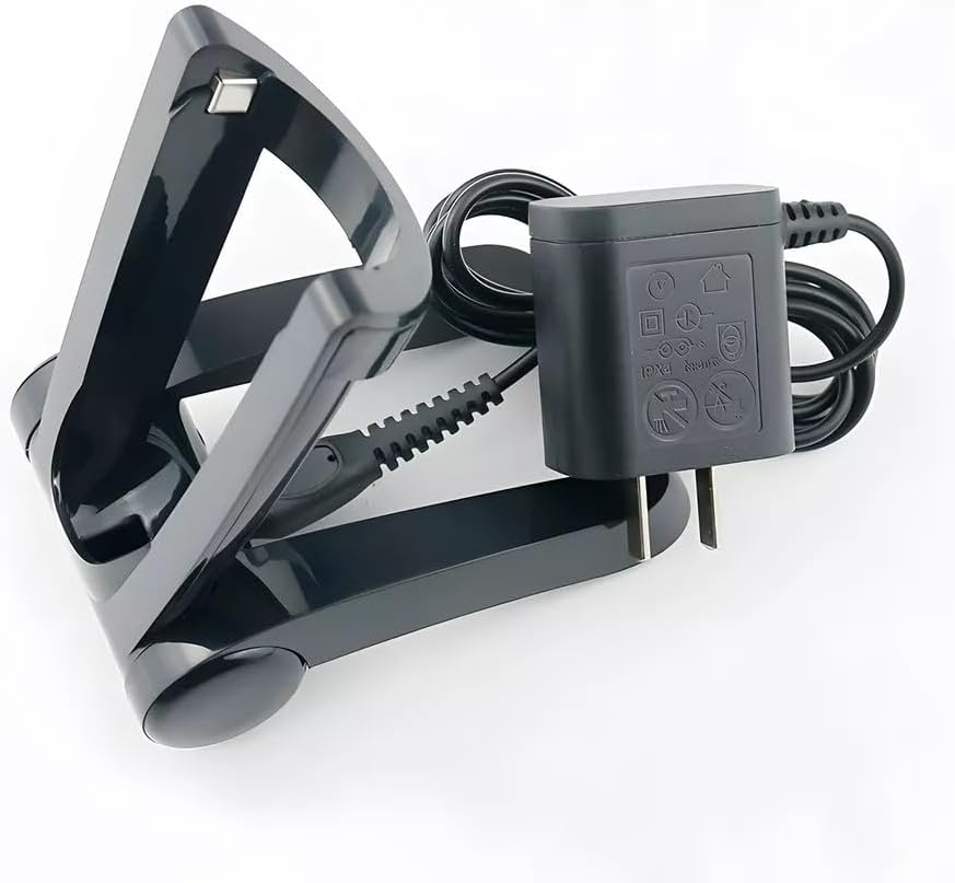 2025 New Replacement Folding Charging Stand + Power Cord for Norelco RQ1200 Series Shavers 1250X, 1250CC, 1255X, 1260X, 1280X, 1280CC, 1290X, RQ1250