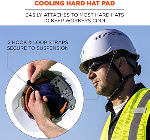 Chill-Its 6716 Evaporative Polymer Cooling Interior Hard Hat Liner