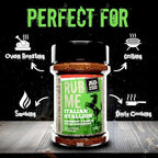 Angus & Oink | Italian Stallion BBQ Seasoning Rub | Inspired by Northern Italian Flavours | Perfect for Steak, Lamb & Pizza | 220g