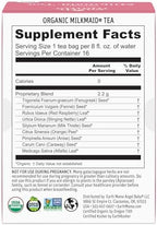 Earth Mama Organic Milkmaid® Tea | Lactation Support Herbal Tea | Breastfeeding Essentials to Support Breastmilk Production | 32 Teabags | Caffeine Free & Non-GMO
