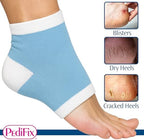 PediFix Visco-GEL Heel Sleeves – Moisturizing Gel Socks with Mineral Oil for Dry, Cracked Heels & Calluses – Softens, Repairs & Hydrates Skin – Reusable & Washable – One Size Fits Most – 1 Pair