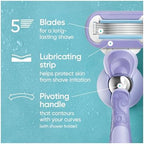 Gillette Venus Deluxe Smooth Swirl Women's Razor Handle + 2 Blade Refills