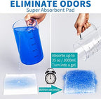 MINIVON Bedpan Liners with Super Absorbent Pads - Value Pack 30 Count - Bed pan Bag Disposable Pulling String, Medical Grade & Universal Fit Bed Pan, for Bedridden Patients, Elderly Senior, Bedbound