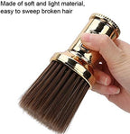 ZJchao Multifunctional Soft Light Hair Brush Shaving Tool for Barber Shop (Gold)