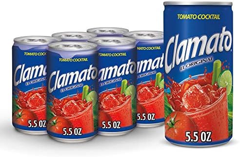 PACK OF 12 - Clamato Tomato Cocktail, Original, 5.5 Fl Oz, 6 Count