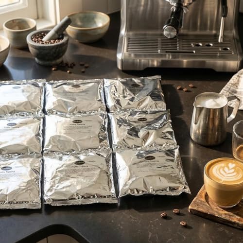 FROTHY CAPPUCCINO TOPPING 12 X 1 LB BAGS FARMER BROS CAPPUCCINO MIX