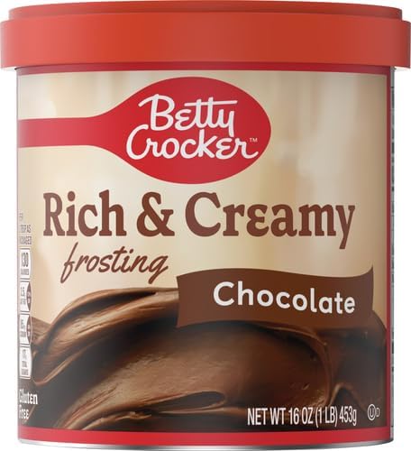 Betty Crocker Rich and Creamy Chocolate Frosting, Gluten Free, 16 oz