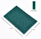 Heavy Duty Scour Pads Sponge Dish Scrubber Non-Scratch Green Reusable Household Scrub Pads for Kitchen and Dish Cleaning Tool (12Pcs)