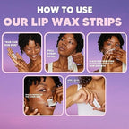 No Mo-Stache Shark Tank Lip Wax Strips for Hair Removal, 24 Hypoallergenic Waxing Strips For Upper Lip, Chin, Eyebrows, and Face