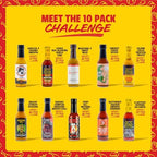 Hot Ones Season 29 - Hot Sauce Challenge - Vareity Pack - Hot Sauce Gift Sets - Unique Small Batch Sampler Gift Set - Made with Natural Ingredients - 5 fl oz Bottles (10-Pack)