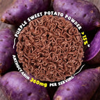 SUNGIVEN Organic Ramen Noodles Purple Sweet Potato Healthy Low Sodium Ready in 3 Minutes Non-Fried Instant No Additives or Preservatives 2.47 OZ (Pack of 10)