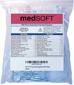 First Aid Kit Refill - 200 Piece - Extra Replacement Supplies for First Aid Kits, Loose Packed Restock Supply Pack