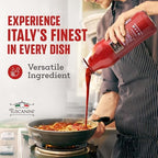 Tuscanini Italian Tomato Puree, Premium Italian Passata, 24.7oz (2 Pack) | Resealable, Product of Italy