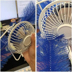 2 Pcs Zylphion Fan Cleaning Brush, Bendable Fan Cleaner Flexible Small Space Crevice Cleaning Tool Duster for Box Fan, Floor Fan, Stand Up Fan, Air Vent, Heater Vent, Car Interior
