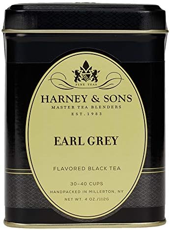 Harney & Sons Black Earl Grey Loose Leaf Tea, 4 Ounce
