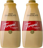 Torani White Chocolate Sauce, 64 Ounce (Pack of 2)