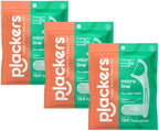 Plackerr's Micro Mint Dental Floss Picks (Mint - 450 Floss Picks)