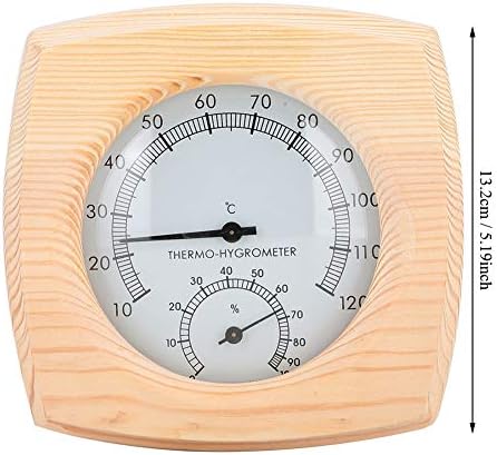Sauna Room Digital Thermometer, Small Digital Hygrometer Indoor Thermometer Room Thermometer with Widely Used for Sauna Room Home Office