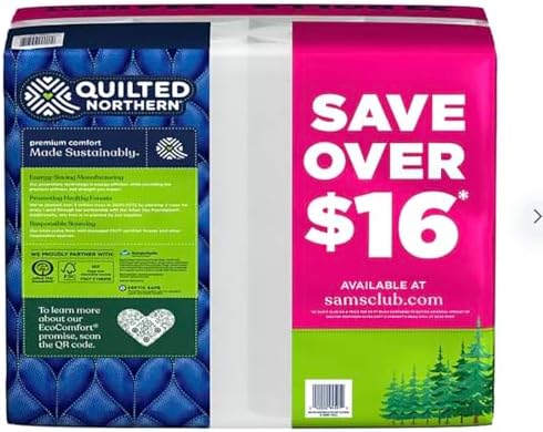 Valpa Quilted Northern Ultra Soft & Strong 2-Ply Toilet Paper, Septic Safe (244 sheets/roll, 32 rolls)