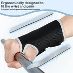 NuCamper Wrist Brace for Carpal Tunnel Relief, Adjustable Wrist Support Splint Hand Brace for Men Women, Wrist Stabilizer Night Support for Pain Relief,Tendinitis,Arthritis(Right Hand, S/M)