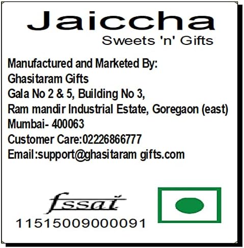 Ghasitaram Gifts Sweets Sugar-free Healthy Wheat Gujiya Box (200 g)