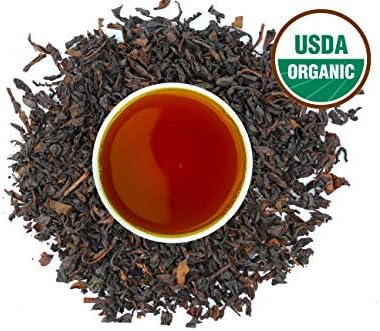 Earl Grey Tea, FLORAL & CITRUSY, Natural Bergamot Flavor Blended with ORGANIC Loose Leaf Tea, 110+ Cups, 8oz, ORGANIC CEYLON, OP Grade Tea, U.S.A Processed & Quality Control