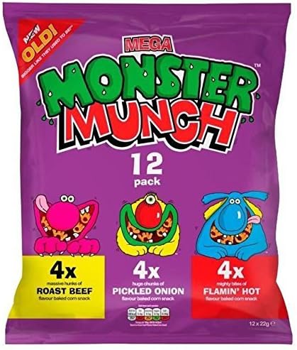 Walkers Monster Munch Variety 22g x - 12 per pack by Monster Munch