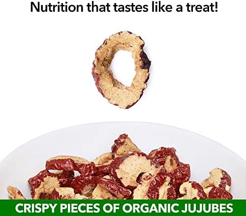 USDA Organic California Grown Pure Jujube Product | JUJUME Crisps | Sweet Jujube Chips | ZERO Added Sugar or Preservatives | All-Natural Healthy Snack | 2-pack 3oz bags