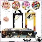 24PCS Halloween Treat Boxes for Party Favors, Trick or Treat Candy Gift Bags, Halloween Snack Cookie Goodie Packaging Supplies