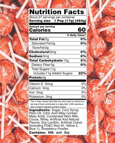 All Orange Lolliops - Bulk All Orange Suckers (1 Pound)