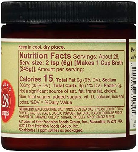 Orrington Farms Flavored Broth Base and Seasoning, Vegan Ham, 6 Ounce (Pack of 3)