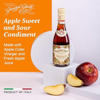 Giuseppe Giusti Apple Sweet and Sour Condiment – Made With Balsamic Vinegar of Modena, Elevate Salads, Pasta, Desserts, and Craft Cocktails – 8.45 fl oz (250 ml) - Pack of 1