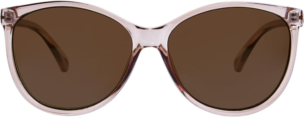 Reading Sunglasses for Women, Oversized Full Lens Sun Readers with Built-in Outdoor Readers Sunglasses with UV400