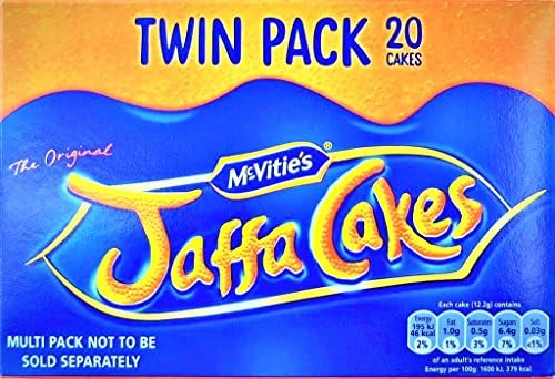 Original McVitie's The Original Jaffa Cakes Twin Pack Imported From The UK England The Very Best Of Original British Jaffa Cakes