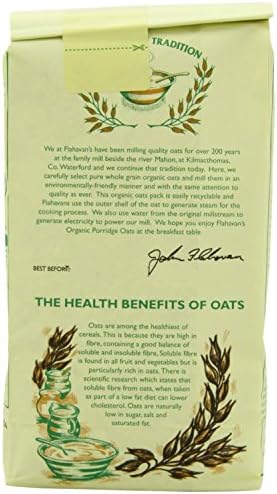 FLAHAVAN'S Organic Irish Porridge Oats, 500 gr