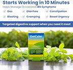 GutCalm - IBS Relief - Peppermint Oil Capsules - Bloating, Gas, Constipation and Digestive Comfort Supplement - 12/ct