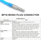 8.2FT NIBP Adapter Hose Compatible with PHphilips, Blood Pressure Tube with BP16 BP20 Connectors for BP Monitor and Cuff (Neonate/Infant)