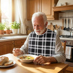 Adult bibs for seniors, 2-Pack Waterproof Reusable Extra Large 35"x22", Dignity Bib for Elderly Assisted Living