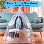 Besti Large Clear Plastic Bags – 10-Pcs 32x48-inch Extra Large Storage Bags – Packing Bags for Suitcases, Luggage, Large Items – Heavy-Duty Moving Bags for Protection and Storage
