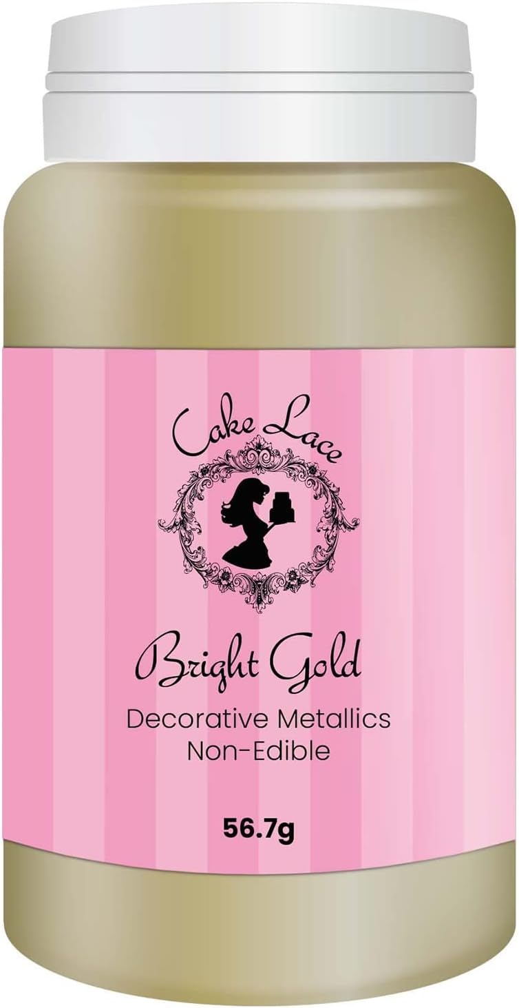 Cake Craft Group Cake Lace Decorative Metallics Luster Dust, 56.7 Grams Bright Gold
