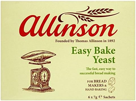 Allinson Easy Bake Yeast (6 per pack - 42g) - Pack of 2