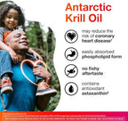 MegaRed - Omega-3 Krill Oil 350mg Softgels (130 Count in A Bottle), EPA & DHA Omega-3 Fatty Acids with No Fishy Aftertaste Unlike Fish Oil, Contains Antioxidant Astaxanthin
