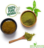 Shudh Online Pure Henna Powder for Hair Color Dye & Skin - Natural Triple Sifted Rajasthani Mehndi (7oz - 200g) Tinte Natural Gena Para el Cabello (Lawsonia Inermis) | Red, Light & Dark Brown hennah
